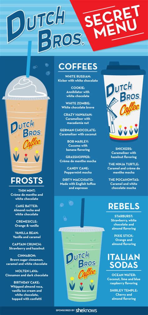 dutch bros coffee menu